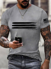 Men's It Is Finished Printed Casual T-shirt