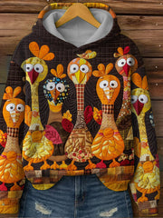 Women's Thanksgiving Turkey Sweatshirt