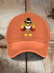 Unisex Thanksgiving Turkey Print Hat