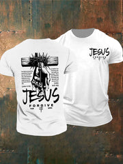 Men's Jesus Forgive Short-sleeved T-shirt