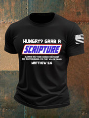 Men's Scripture Short-sleeved T-shirt