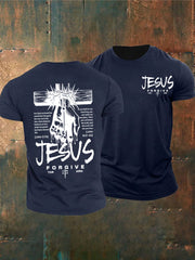 Men's Jesus Forgive Short-sleeved T-shirt