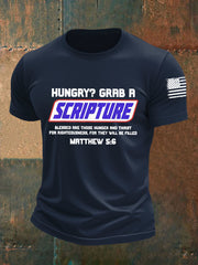 Men's Scripture Short-sleeved T-shirt