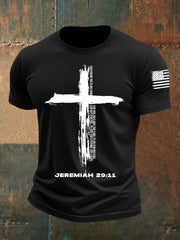 Men's Jeremiah Cross Short-sleeved T-shirt