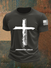 Men's Jeremiah Cross Short-sleeved T-shirt