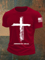 Men's Jeremiah Cross Short-sleeved T-shirt