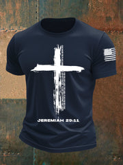 Men's Jeremiah Cross Short-sleeved T-shirt