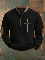 Men's Faith Over Fear Printed Sweatshirt
