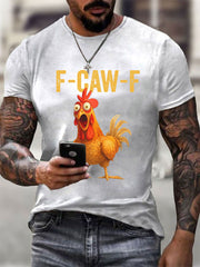 Men's Thanksgiving Turkey F-Caw-F Short-sleeved T-shirt