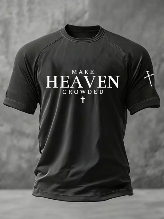 Men's Faith Print Casual T-shirt