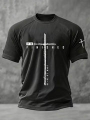 Men's It Is Finished Printed Casual T-shirt