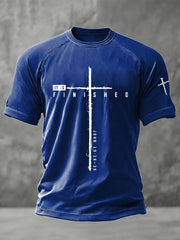 Men's It Is Finished Printed Casual T-shirt
