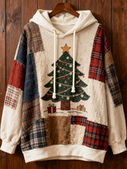 Women's Christmas Print Casual Hoodie
