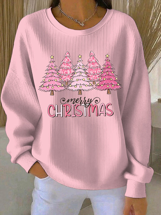 Women's Christmas Print Casual Sweatshirt