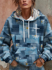 Women's Faith Art Printed Hoodie