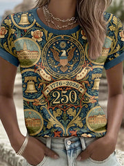 Women's American 250th Anniversary Print T-Shirt