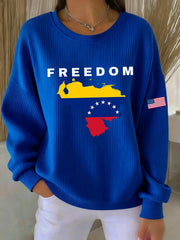 Women's Freedom Venezuela Printed Sweatshirt