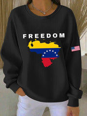 Women's Freedom Venezuela Printed Sweatshirt
