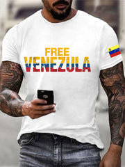 Men's Free Venezuela Printed T-shirt