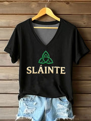 Women's St. Patrick's Day Printed Casual T-Shirt