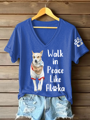 Women's Walk For Peace Like Aloka Short Sleeve T-Shirt