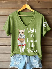 Women's Walk For Peace Like Aloka Short Sleeve T-Shirt