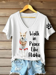 Women's Walk For Peace Like Aloka Short Sleeve T-Shirt