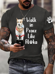 Men's Walk for Peace Like Aloka Short-sleeved T-shirt