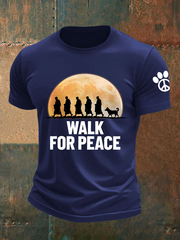 Men's Walk For Peace Short-sleeved T-shirt