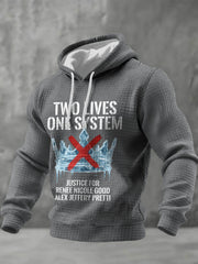 Men's Minneapolis Resist Checkered Cotton Hoodie