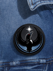 Unisex Anti-ICE Minnesota Loon Flag Brooch