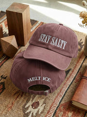 Stay Salty Melt ICE Printed Casual Unisex Cap