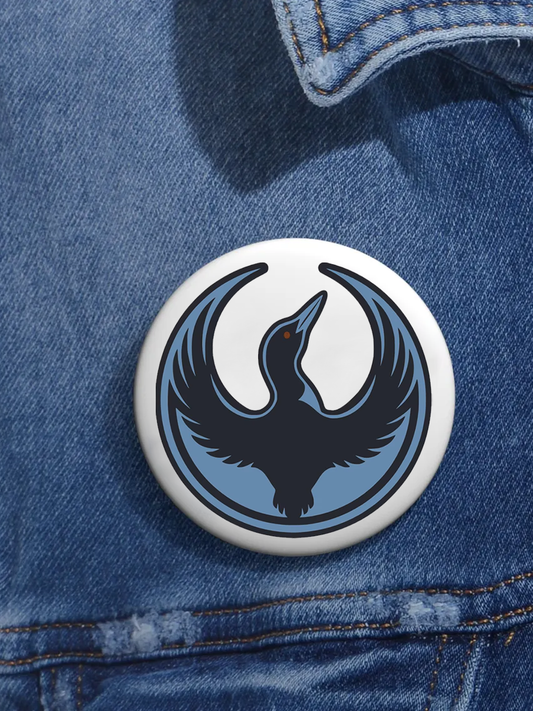 Unisex Anti-ICE Minnesota Loon Flag Brooch