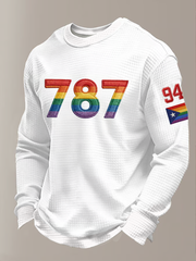 Men's Puerto Rico Waffle Long Sleeve Top