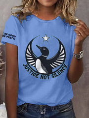 Women's I Justice Not Silence Be Good Be Pretti Anti ICE Tee