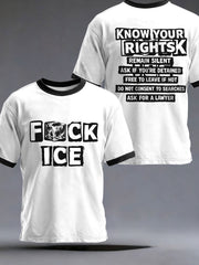 Men's "Fuck Ice" T-shirts