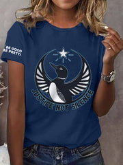 Women's I Justice Not Silence Be Good Be Pretti Anti ICE Tee