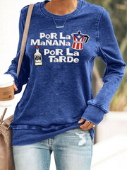 Women's Puerto Rico Polyester Waisted Sweatshirt