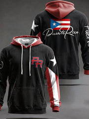 Unisex Puerto Rico Taino Proud Art Printed Hoodie
