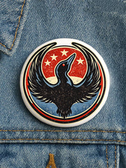 Minnesota Rebel Alliance Loon Bird Pin