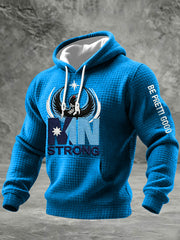 Men's Minnesota Strong Be Pretti Good Checkered Cotton Hoodie