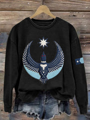 Women's Minnesota Rebel Alliance Loon Bird Print Sweatshirt