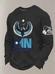 Men's Minnesota Resist ICE Minnesota Strong Waffle Long Sleeve T-Shirt