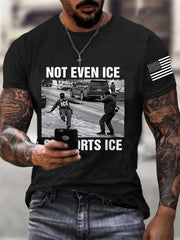 Men's Not Even Ice Supports Ice Anti ICE Tee