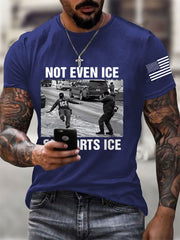 Men's Not Even Ice Supports Ice Anti ICE Tee