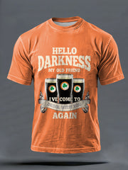 Men's Hello Darkness My Old Friend t-shirt