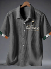 Men's Hello Darkness My Old Friend Waffle Shirt