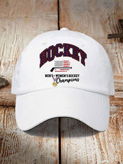 Hockey Printed Casual Unisex Hat