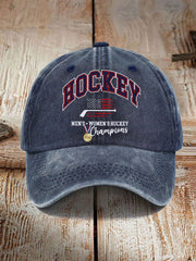 Hockey Printed Casual Unisex Hat