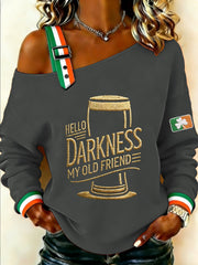Women's HELLO DARKNESS MY OLD FRIEND Sweatshirt
